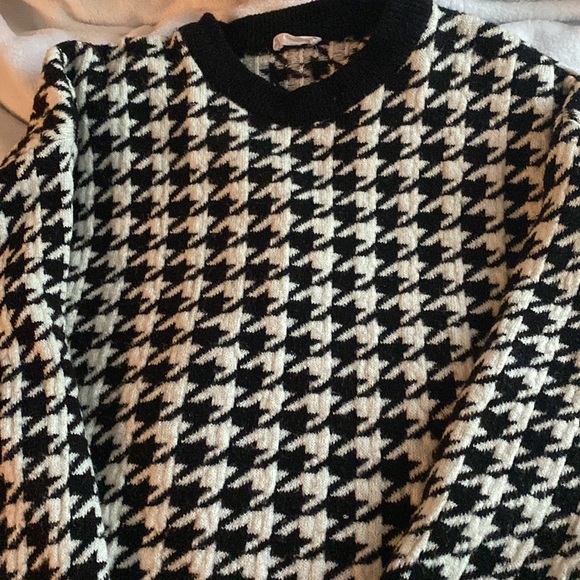 Oversized houndstooth sweater - Picture 3 of 4